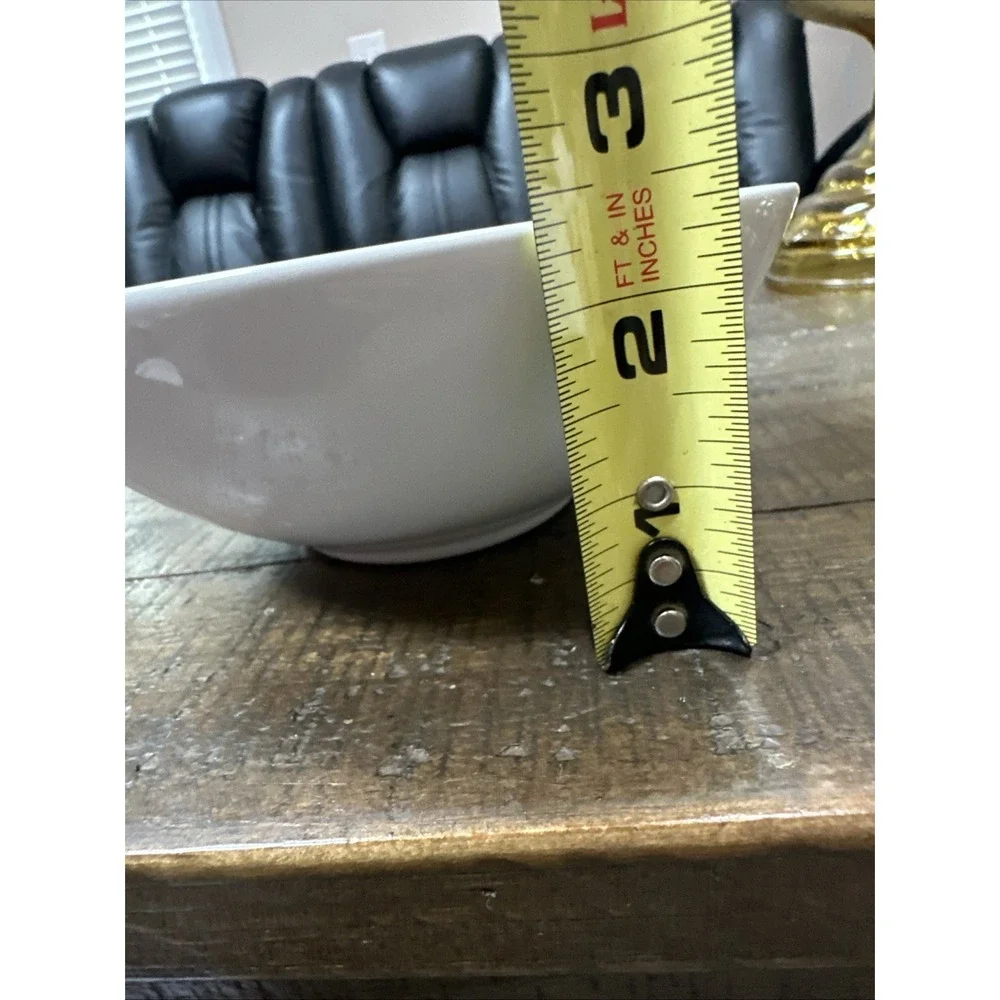 IKEA White Stoneware Bowl 6.5
